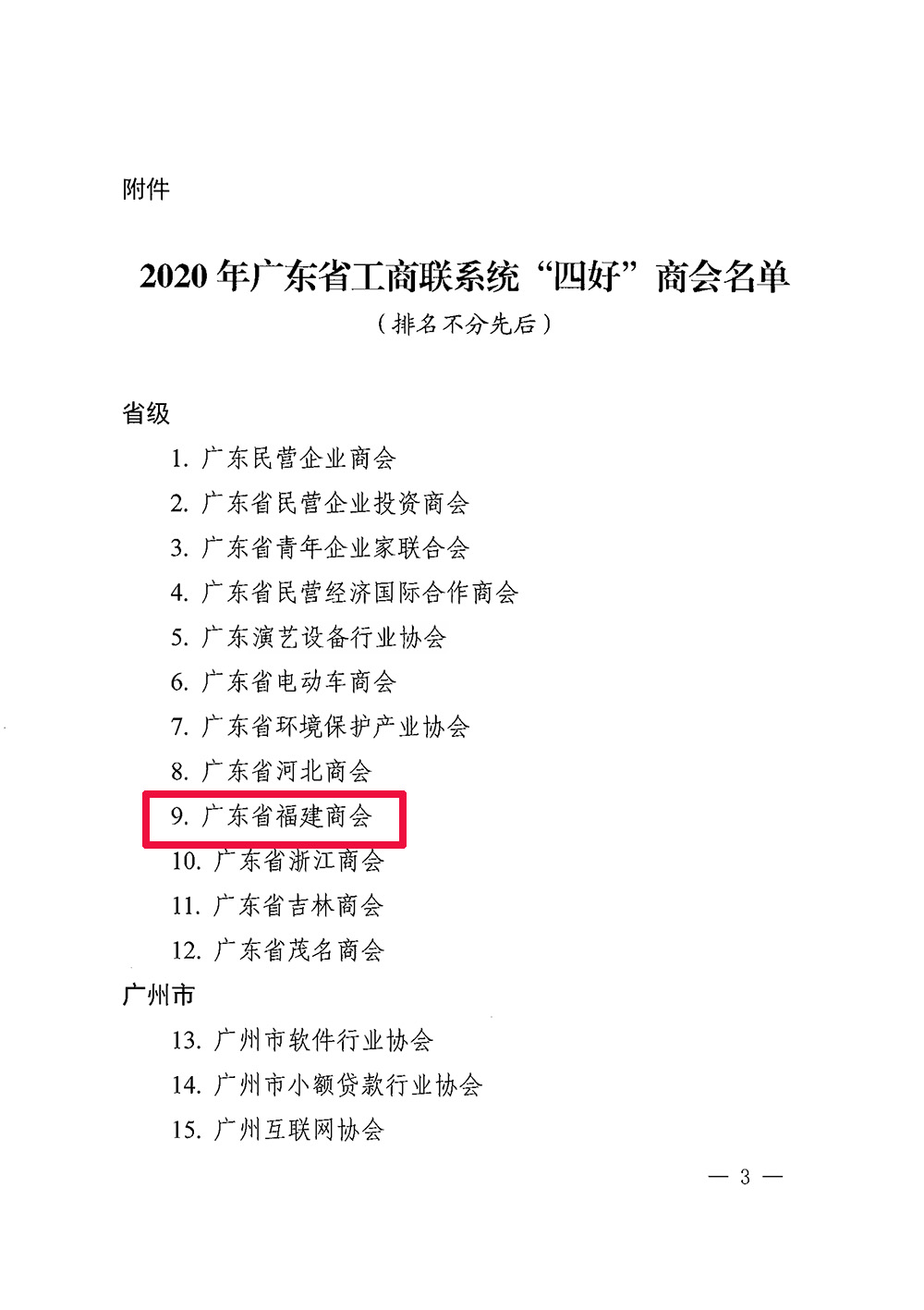 喜讯!我会再次被广东省工商联评为“四好商会” 喜讯!我会再次被广东省工商联评为“四好商会”